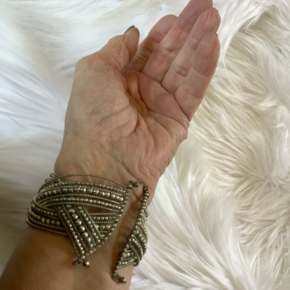 Silver Bangle/Cuff Bracelet - image 3